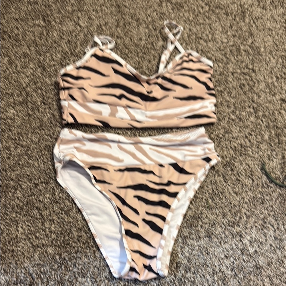 Animal Print Bikini Set